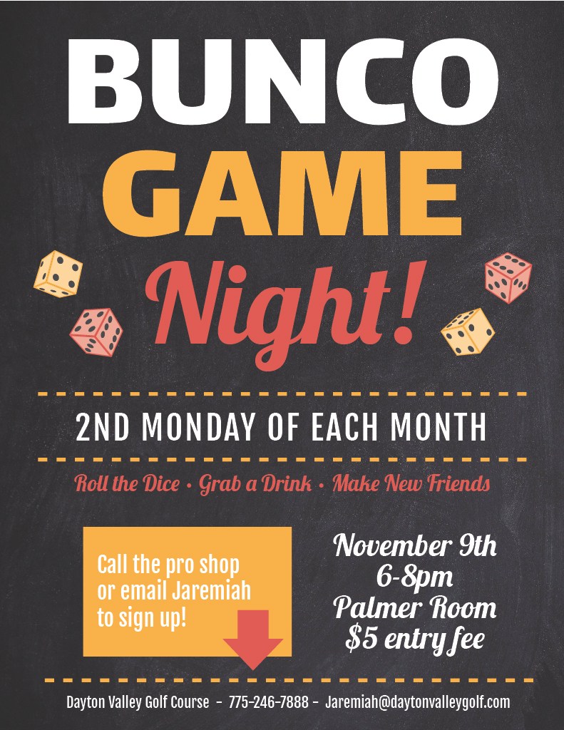 Bunco Game Night
